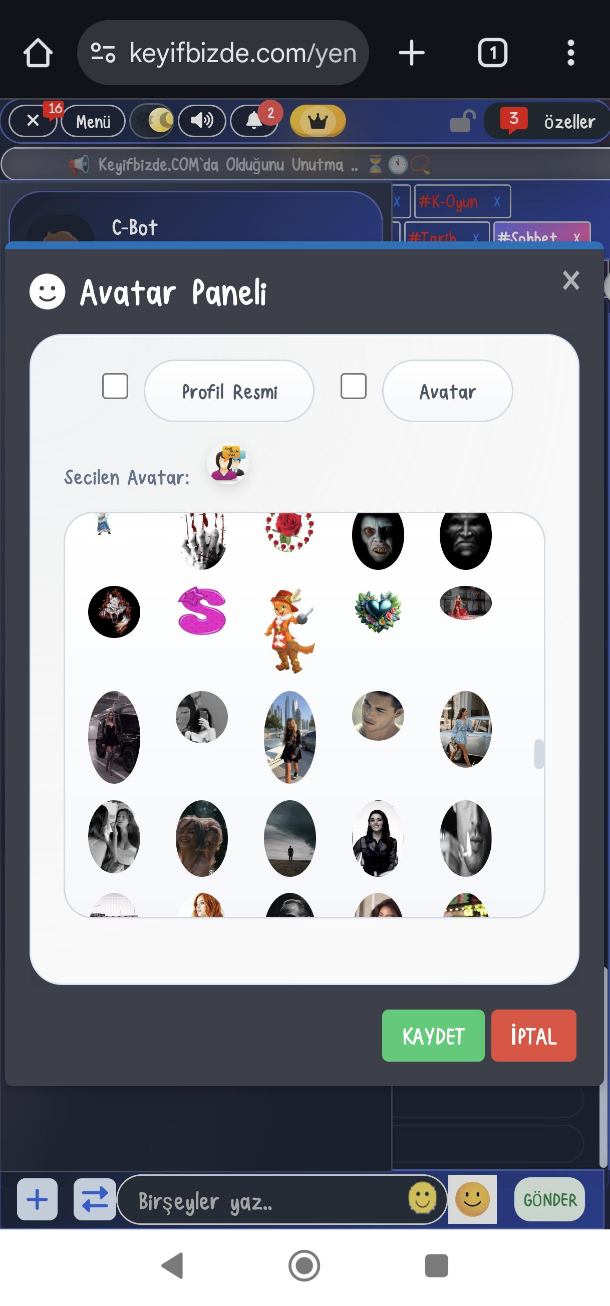 KeyiFBizde.Com & RenkFM [ Durum Payla� , Sesli Arama ]