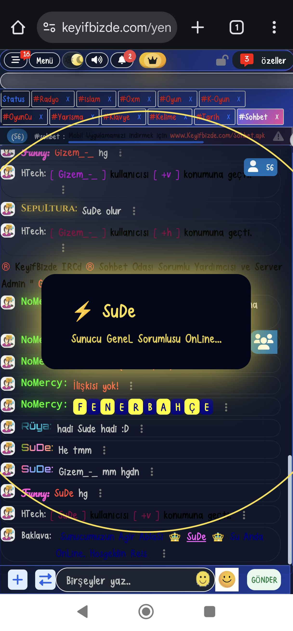 KeyiFBizde.Com & RenkFM [ Durum Payla� , Sesli Arama ]